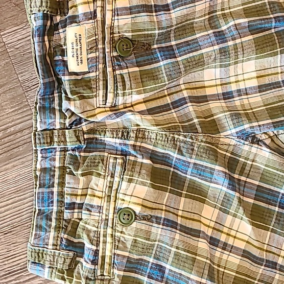 Children's Place/Carter Gorilla Polo/Stay Cool Shirt with Plaid Shorts Size 7 - Picture 9 of 13